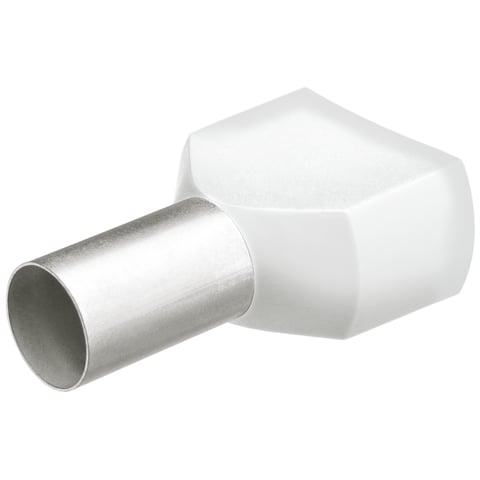 Terminais duplos Knipex (97 99 370) com colar em plástico, 200 unidades cada.