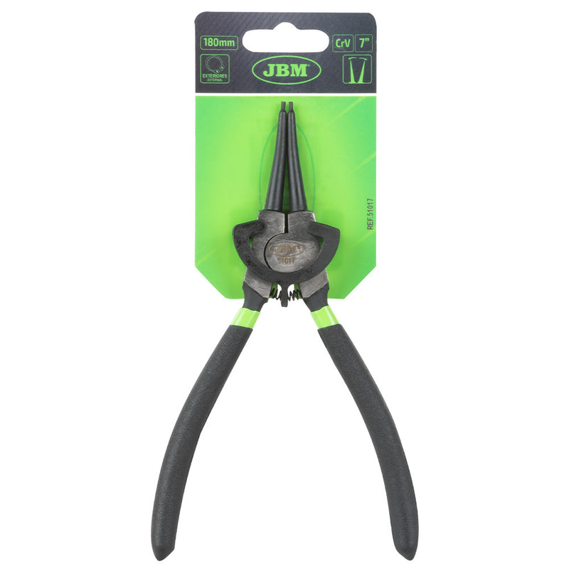 JBM (51017) 7" Straight Nose External Circlip Plier 180mm