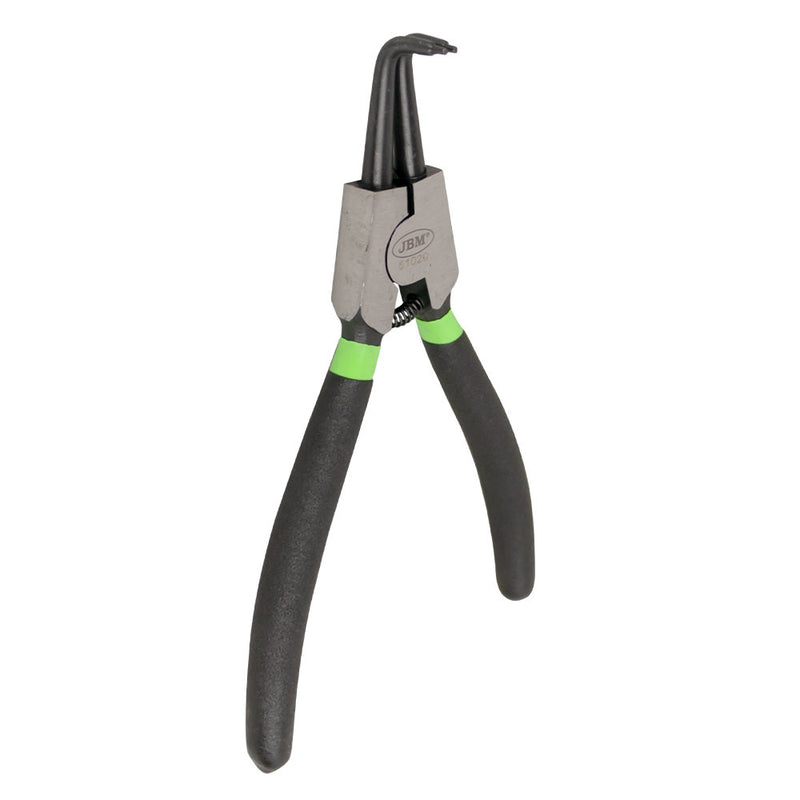 JBM (51020) 7" 90 Degree Bend Nose External Circlip Plier 180mm