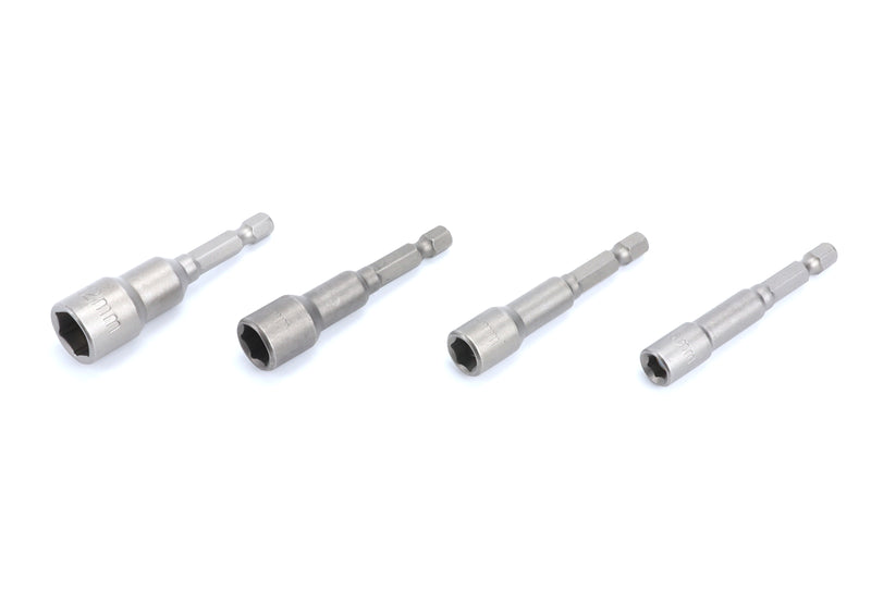 Bits Chaves de Caixa Magnético, 1/4", 4Un