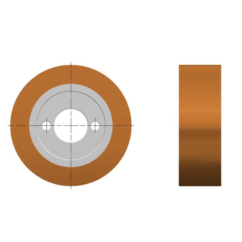 Holzstar (5119520) Rodillo de alimentación ⌀80 mm, ancho 28 mm