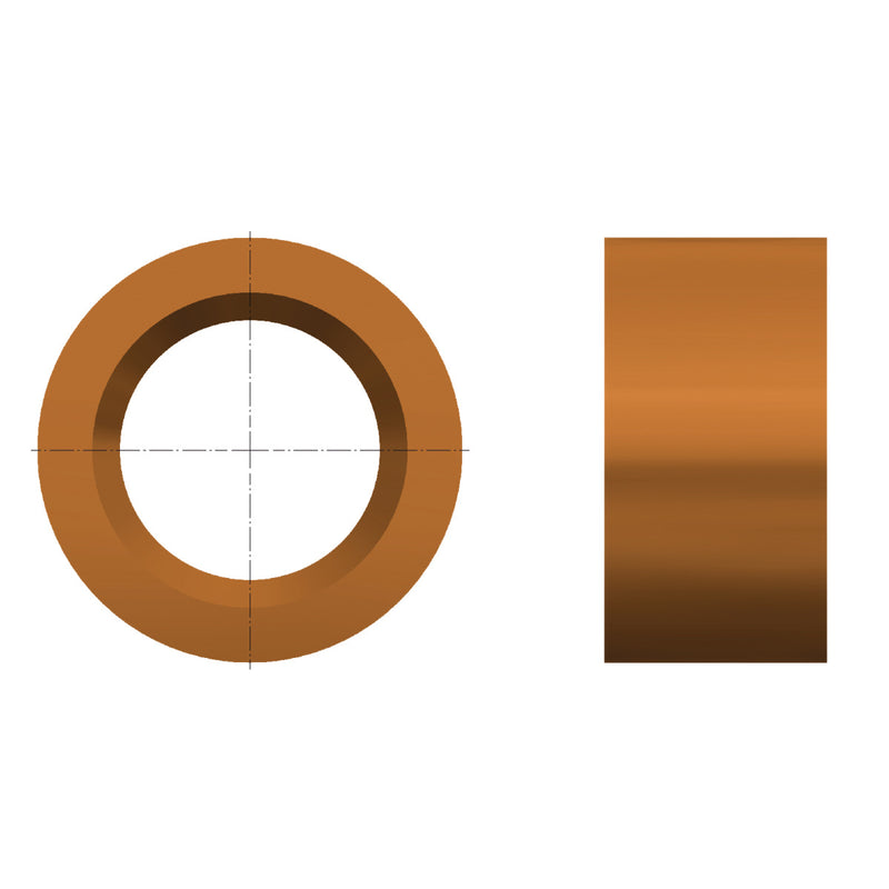 Holzstar (5119526) Rodillo de alimentación sin borde ⌀120 mm, ancho 60 mm sin borde