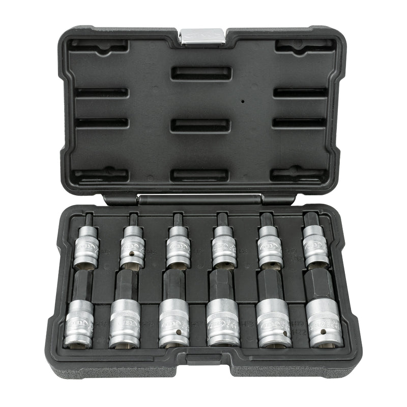 JBM (51260) Conjunto de 12 peças de bits hexagonais de 1/2"