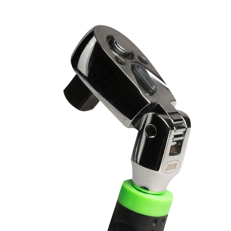 Roquete JBM (51305) de 1/2" com cabeça flexível de 72 dentes e 175 mm