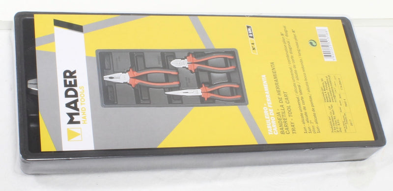 Tray with Pliers, for Tool Cart, CRV, Nº4, 3Un - MADER®