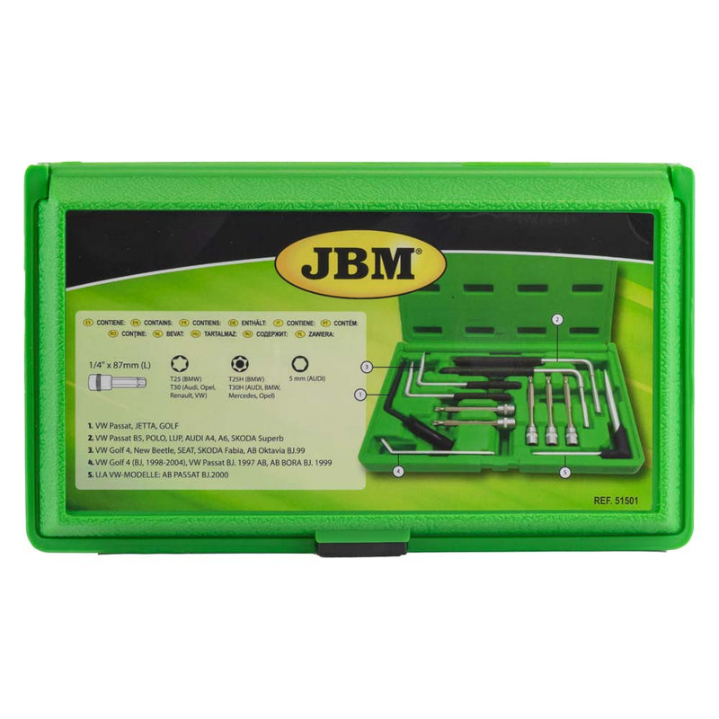 JBM (51501) Set Of 12 Airbag Removal Tools