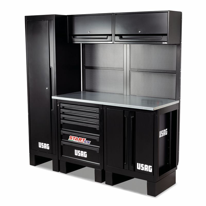 Muebles de taller con cubierta de acero USAG (516 SA/CAP)