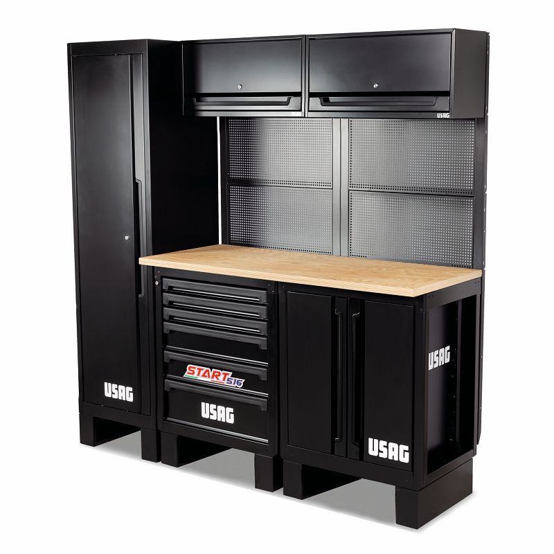 Muebles de taller con tablero de madera USAG (516 SA/CLP)