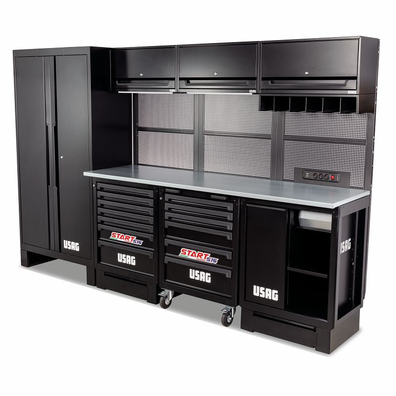 Muebles de taller con cubierta de acero USAG (516 SA/PRA)