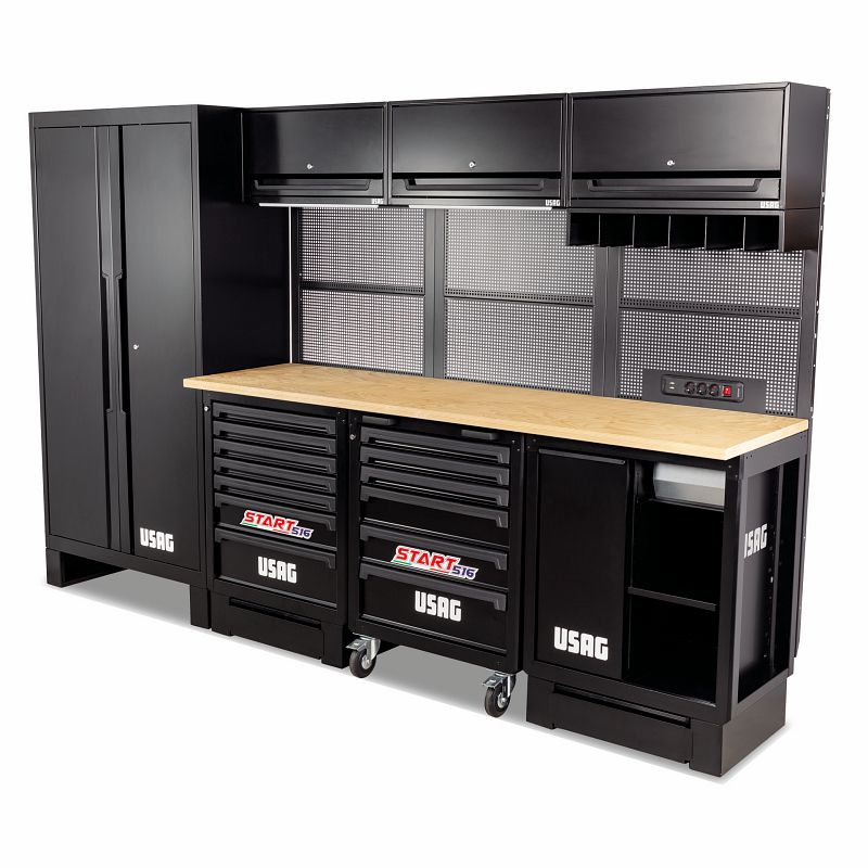 Mobiliário de oficina USAG (516 SA/PRL) com tampo em madeira