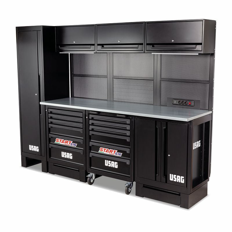 Muebles de taller con cubierta de acero USAG (516 SA/STA)