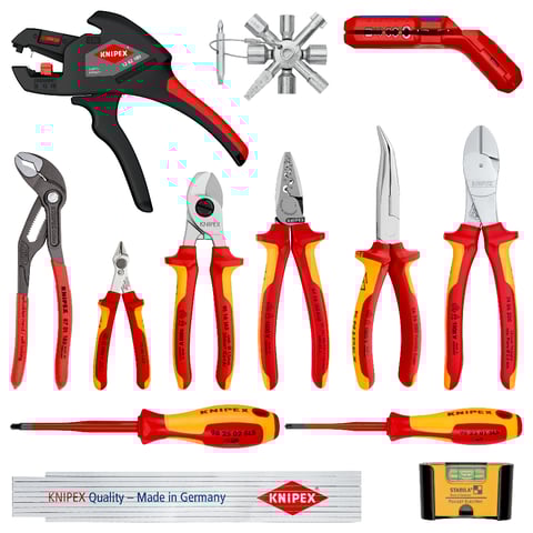 Knipex (00 20 90 V02) Extension Set Electro 2 14 parts