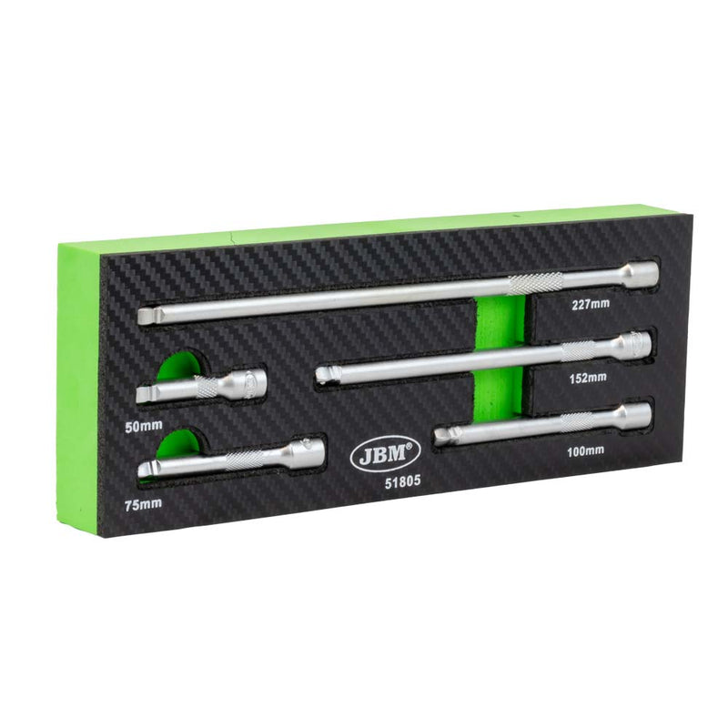 JBM (51805) 1/4" 5 Extension Rod Module With Round End Cap