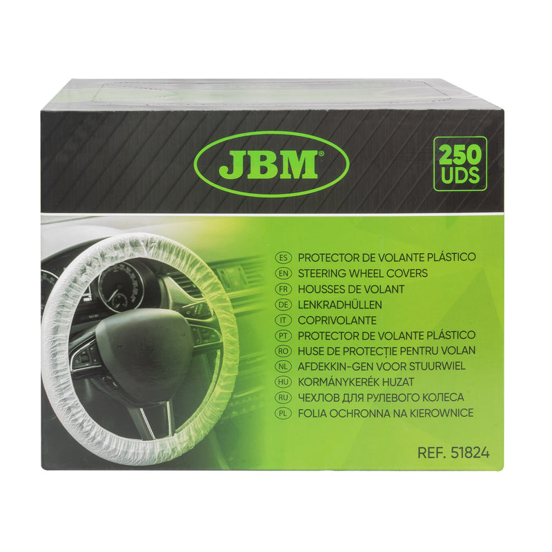 JBM (51824) Embalagem de 250 capas para volante