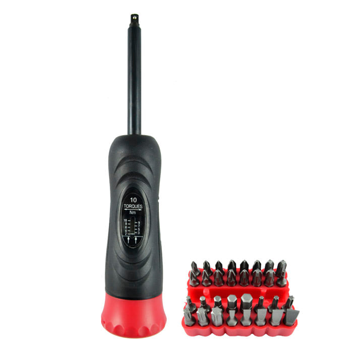 JBM (51830) 1/4" Mechanical Torque Screwdriver with 32-Bit Set