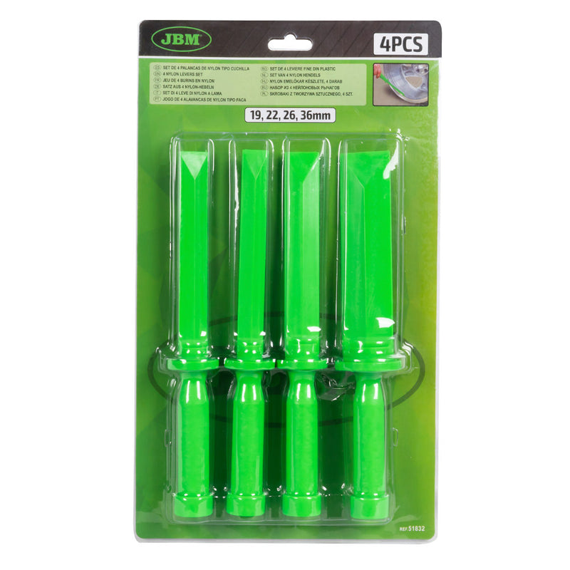 JBM (51832) Conjunto de 4 Manetes em Nylon