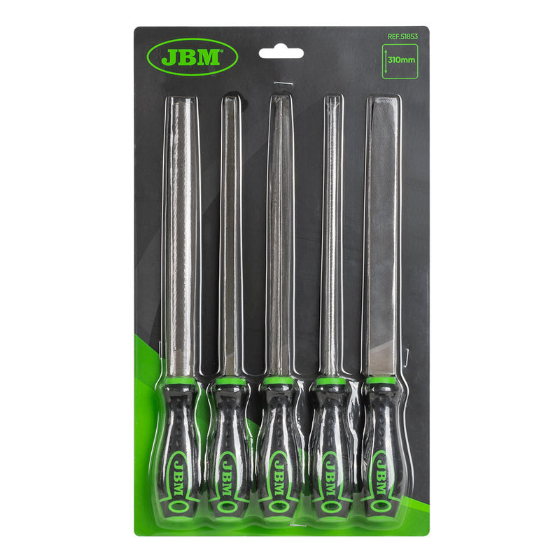 JBM (51853) Conjunto de 5 Limas em Aço