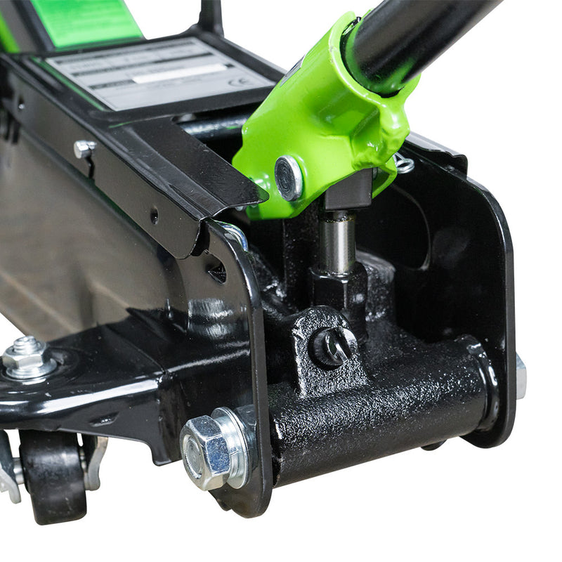 Gato hidráulico de 2 toneladas de alta resistencia JBM (51895) en caja de plástico