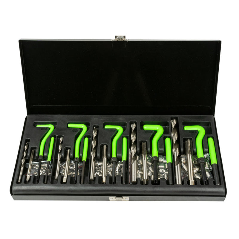 JBM (51896) Conjunto de 115 inserções helicoidais para reparação de roscas