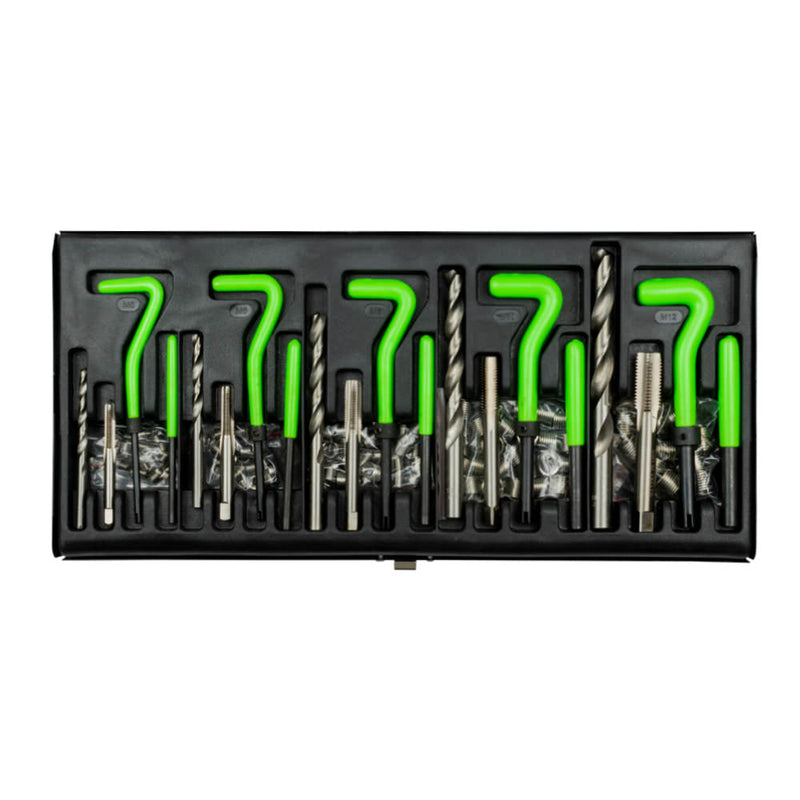 JBM (51896) Conjunto de 115 inserções helicoidais para reparação de roscas