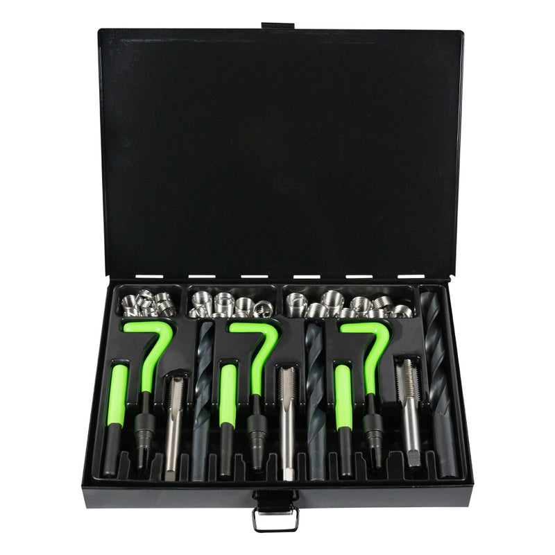 JBM (51897) Conjunto de 39 inserções helicoidais para reparação de roscas