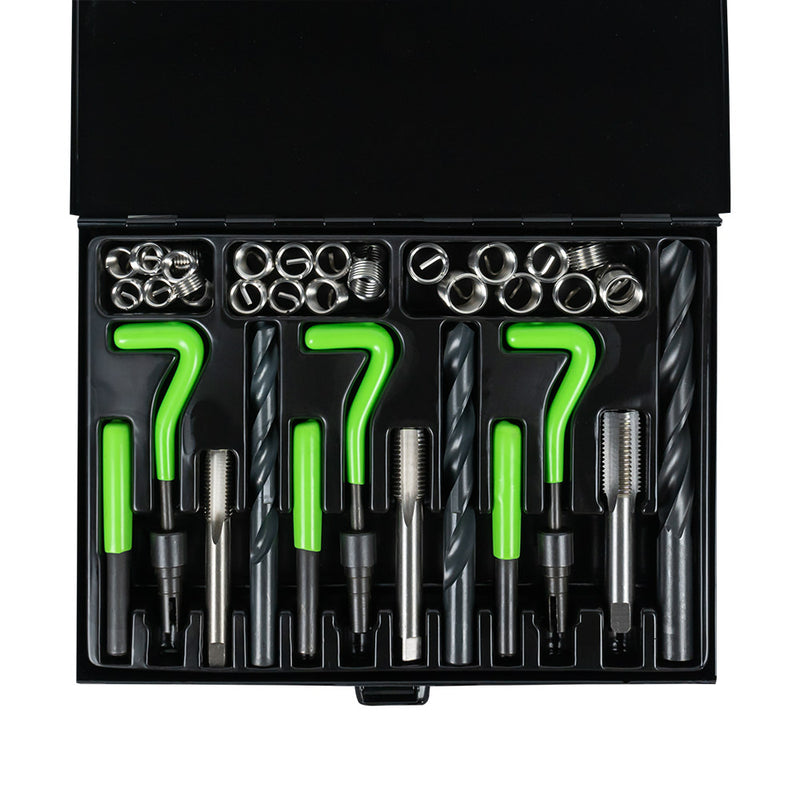 JBM (51897) Conjunto de 39 inserções helicoidais para reparação de roscas