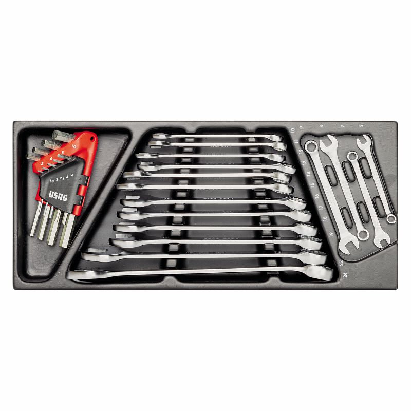 USAG (519/285J25) Surtido en bandeja de plástico (25 uds.)