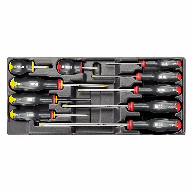 USAG (519/324H) Surtido en bandeja de plástico (10 uds.)