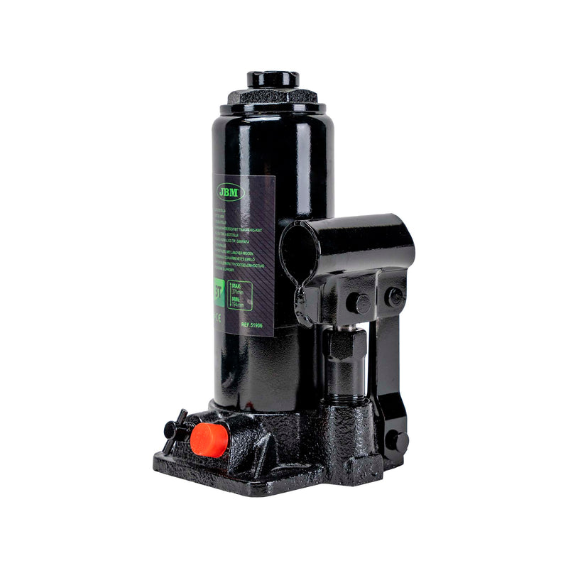 JBM (51906) Gato hidráulico de botella de 3 toneladas en caja de plástico