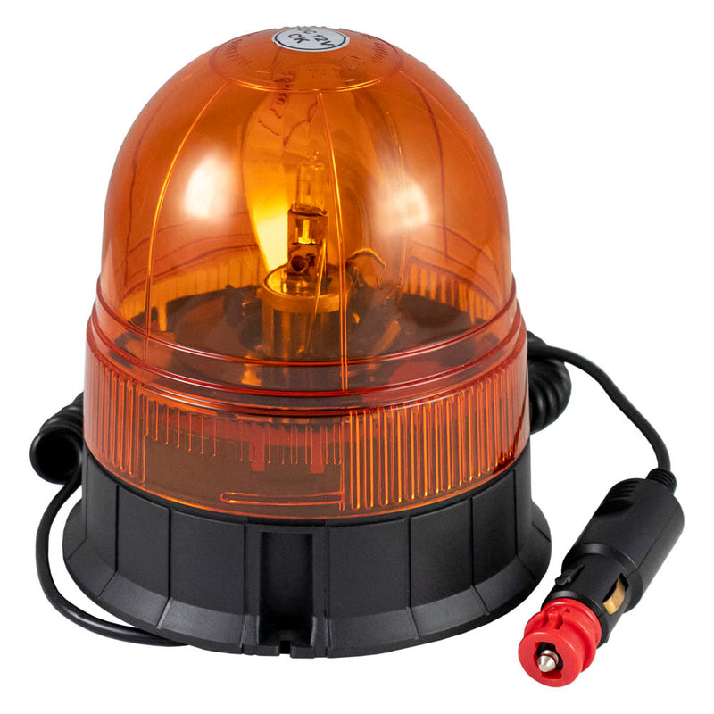 JBM (51960) Magnetic Base Rotating Beacon With Coiled Cable H1 12v-55w