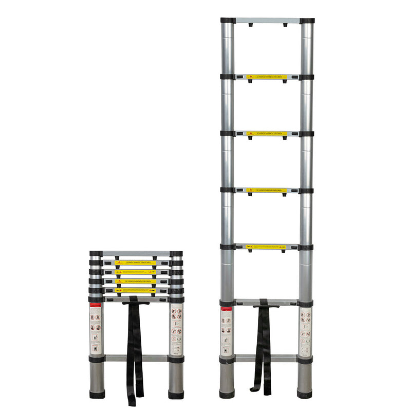 JBM (51982) Telescopic Ladder 6 Steps 2m