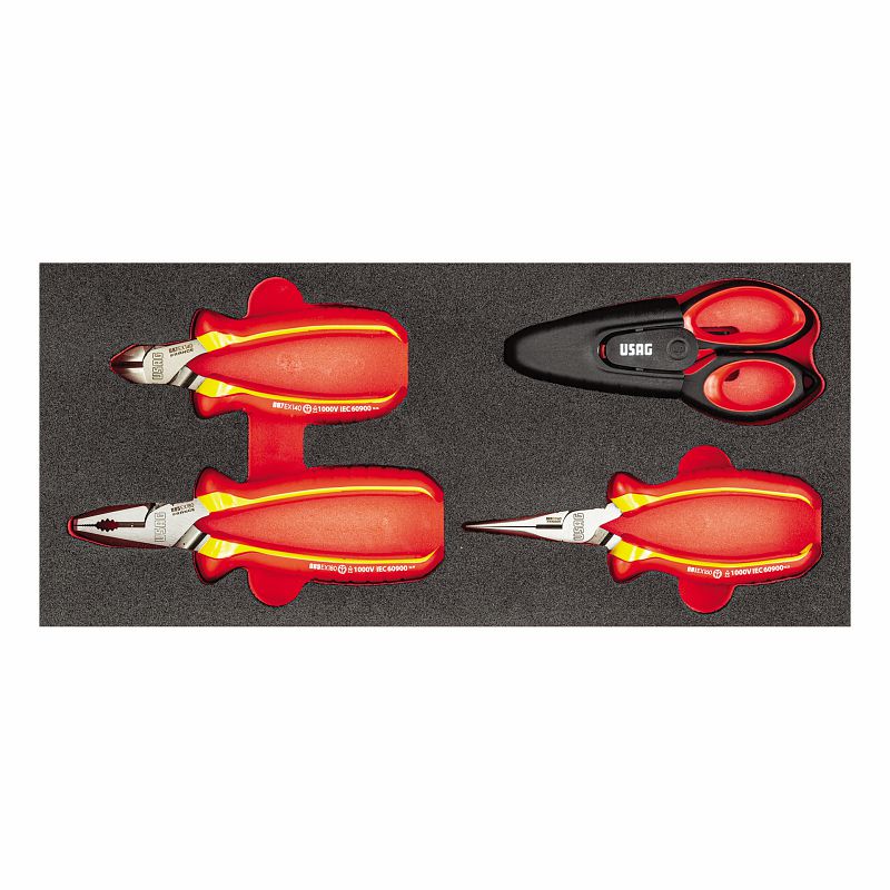 USAG (519 M 085EX1) Bi-Colour Foam Module With Assortment (4 Pcs.)