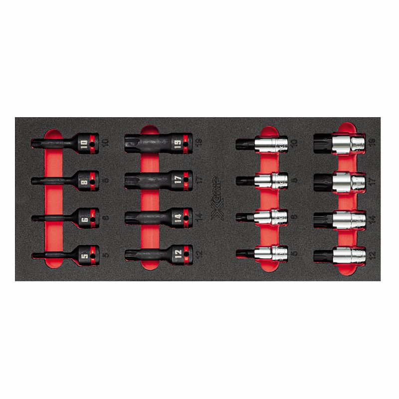 USAG (519 M 234X) Bi-Colour Foam Module with Assortment (16 Pcs.)