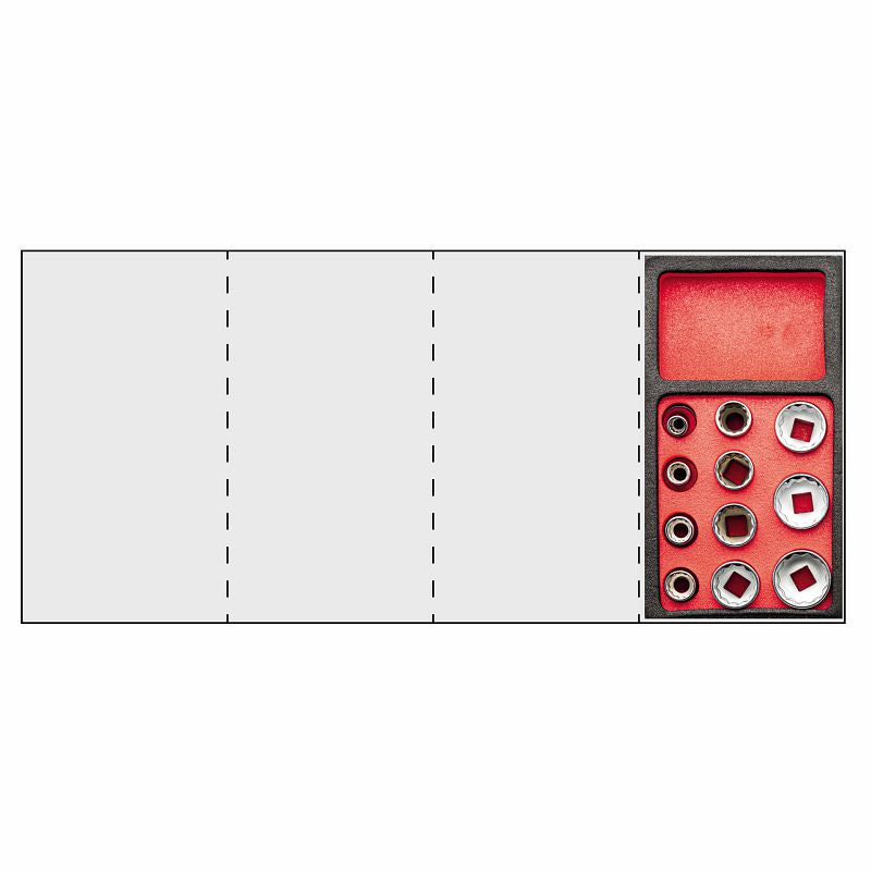 USAG (519 M 235BP) Bi-Colour Foam Module With Assortment (11 Pcs.)