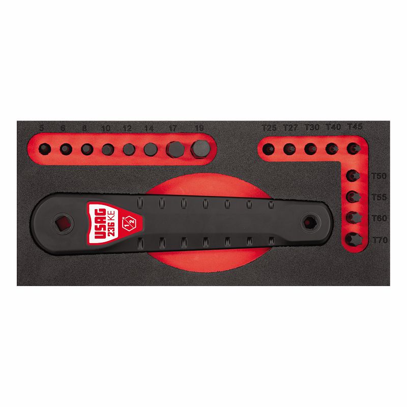 USAG (519 M 236KE) Bi-Colour Foam Module With Assortment (18 Pcs.)