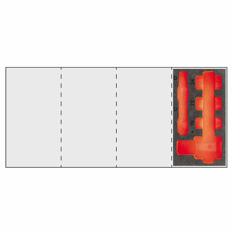 Módulo de espuma bicolor vazio USAG (519 M 688ED6V)