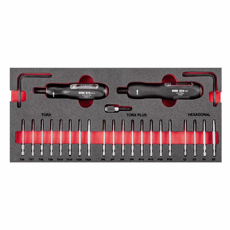 USAG (519 M 824SK23) Bi-Colour Foam Module With Assortment (23 Pcs.)