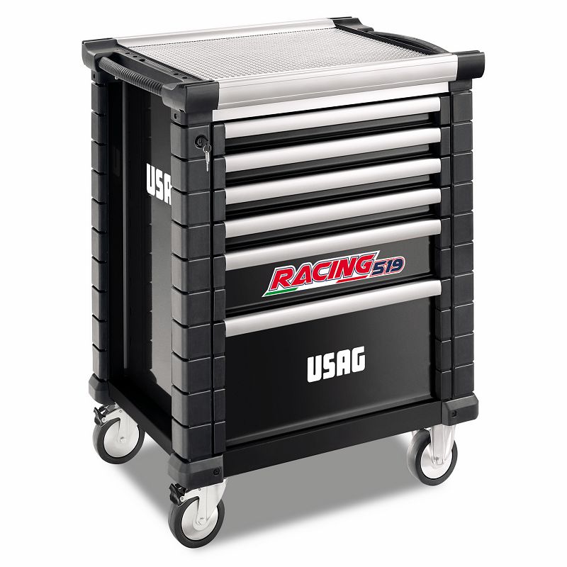 USAG (519 RS6/3NV) Racing Roller Cabinet - 6 Drawers (Empty)