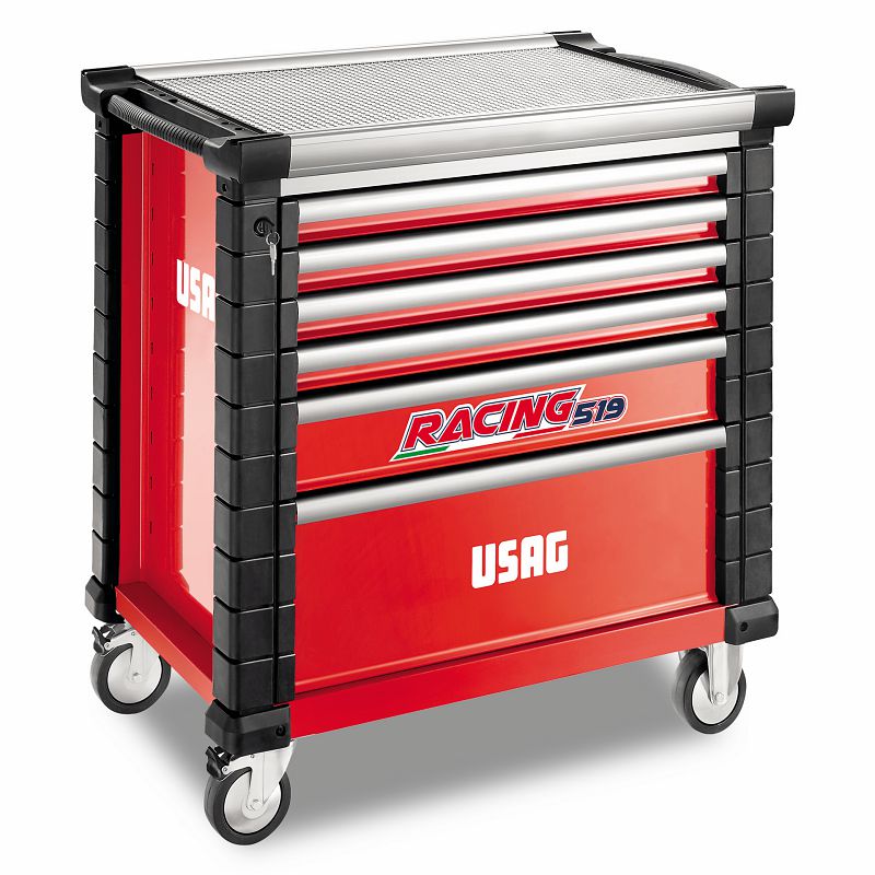 Armario de ruedas para carreras USAG (519 RS6/4V) - 6 cajones (vacío)