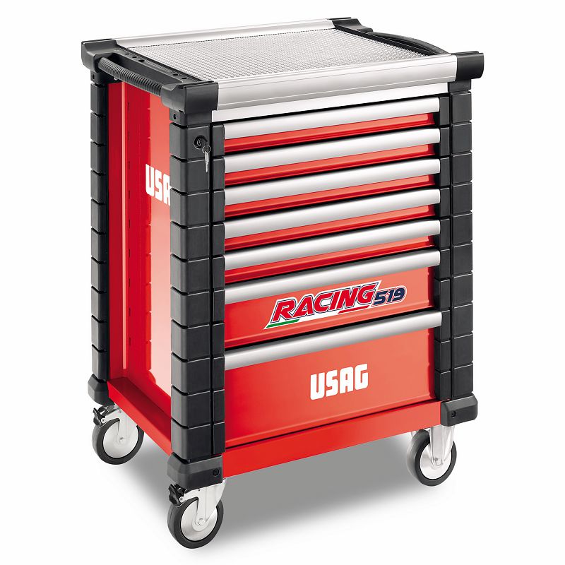 USAG (519 RS7/3V) Armário de Corrida com 7 Gavetas (Vazio)