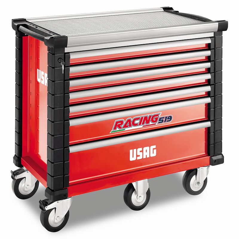 USAG (519 RS7/5V) Racing Roller Cabinet - 7 Drawers (Empty)