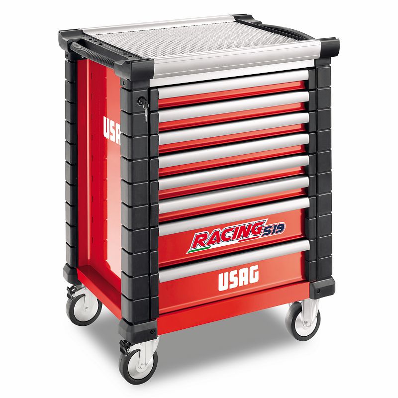 USAG (519 RS8/3V) Racing Roller Cabinet - 8 Drawers (Empty)