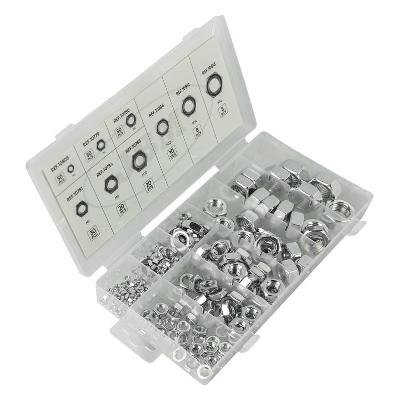 JBM (52028) Nut Case Assortment 243pcs