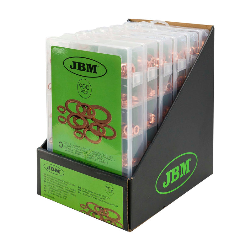 JBM (52030) Cobre 18 - Conjunto de 900 anilhas