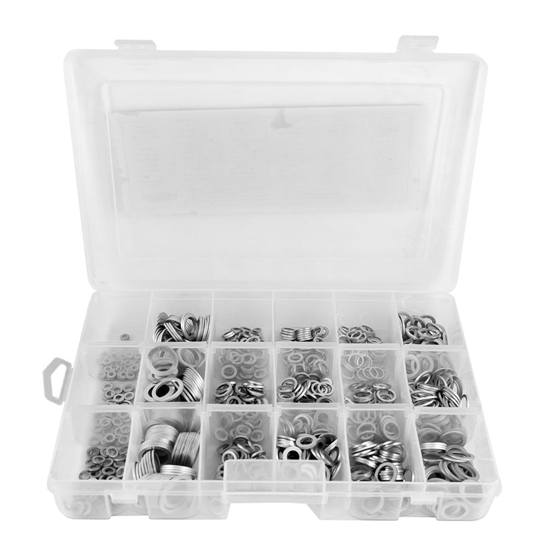 JBM (52031) Aluminium Flat Washer Assortment 900pcs
