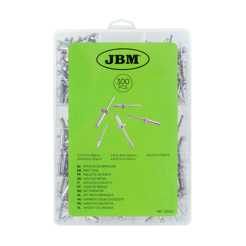 JBM (52043) Rivet Assortment 300pcs
