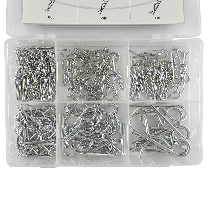 JBM (52044) R-Clip Assortment 150pcs