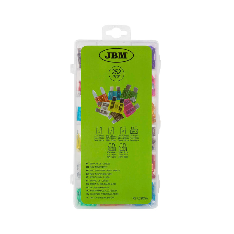 JBM (52054) Fuse Assortment 252pcs