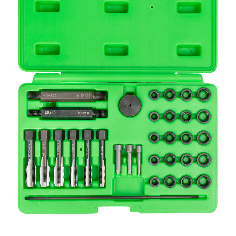 Juego de reparación de roscas para bujías de precalentamiento JBM (52076)