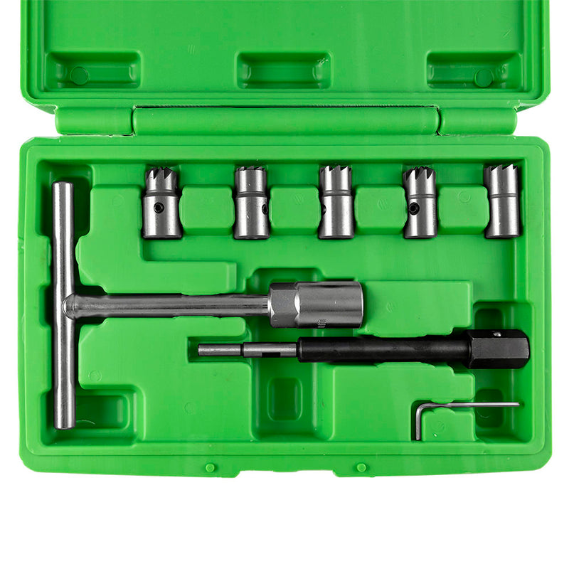 JBM (52273) Conjunto de 8 Fresas para Banco de Injetor Diesel